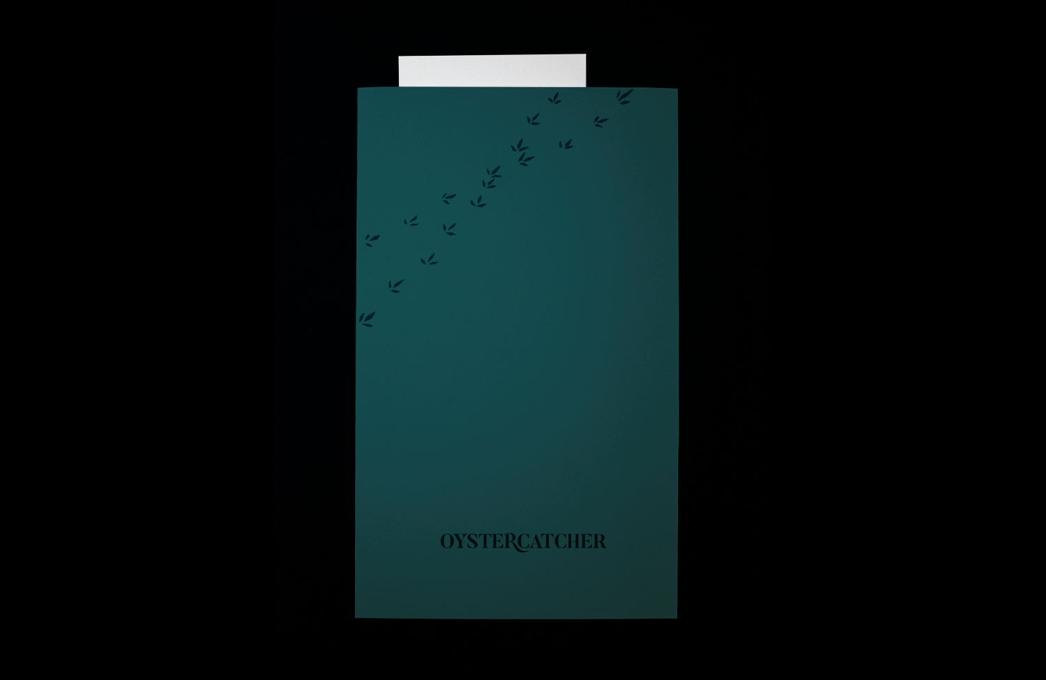 Oystercatcher Restaurant Menu cover.