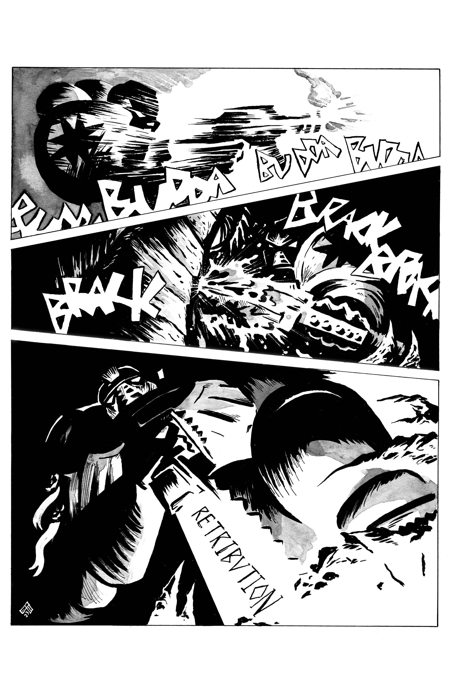 Warhammer 40k Black Templar comic illustration